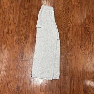 Thrifted size small baggy grey sweatpants, no rips or stains